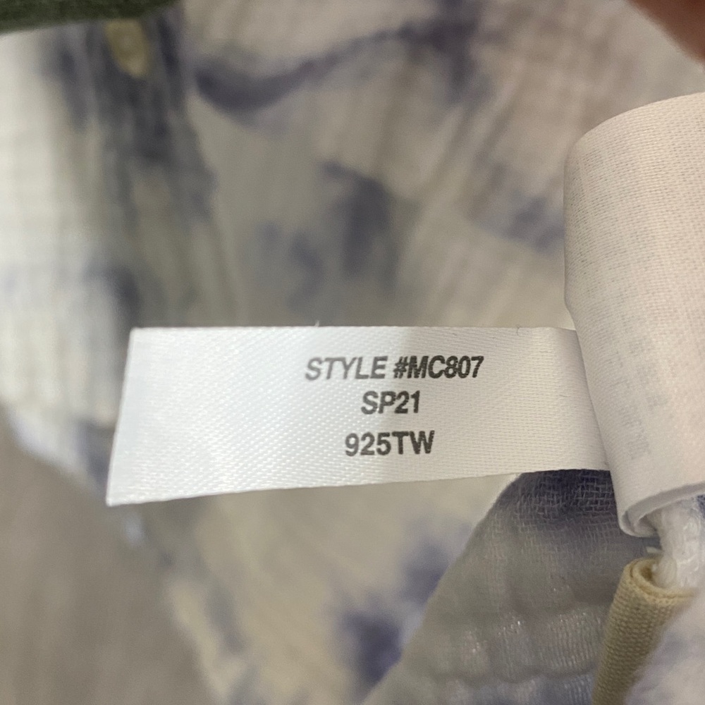 Madewell Lightspun Beachside Shirt in Tie-Dye Women's Small - Picture 6 of 6